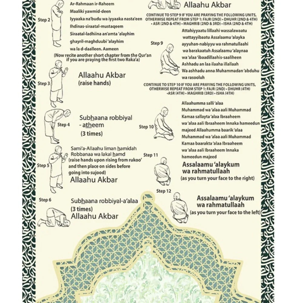 Islamic Padded Prayer Mat by Sajada - Picture 1 of 5